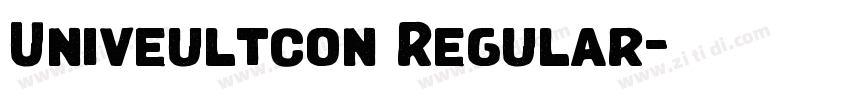 Univeultcon Regular字体转换